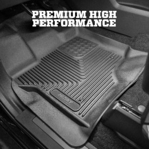 Volkswagen Atlas Floor Mats - Rear - Husky Liners - X-act Contour - Black - `18-`26